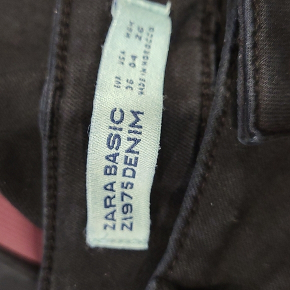 NWT ZARA Basic z1975 black skinny jeans - Picture 2 of 7